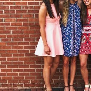 Francescas blue floral dress